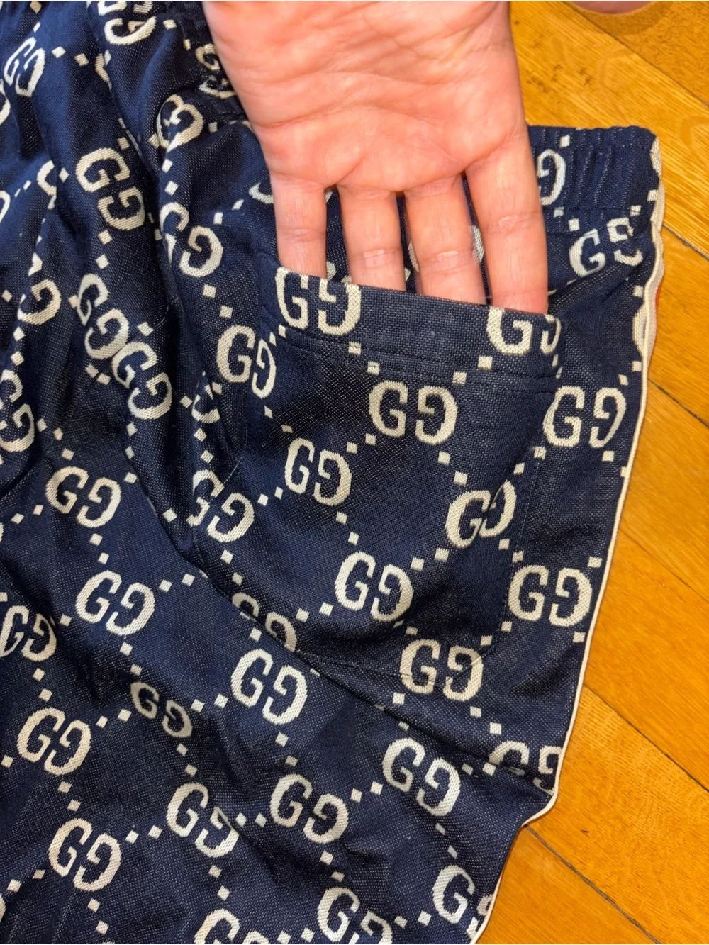 Gucci - GG Jacquard Jogging Trousers For Men Blue